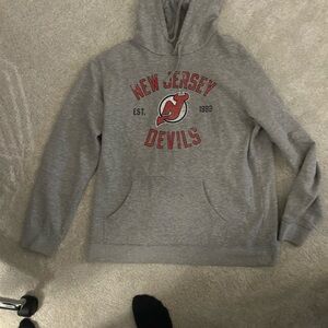 New Jersey Devils Gray Hoodie XL